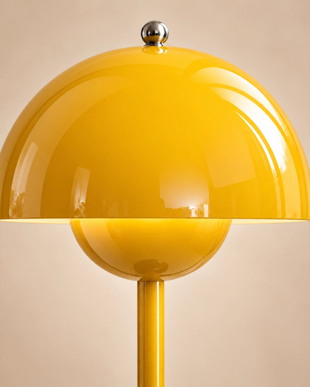 Lampe de chevet champignon tactile en métal