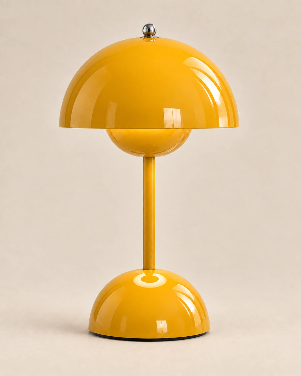 Lampe de chevet champignon tactile en métal