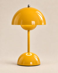 Lampe de chevet champignon tactile en métal