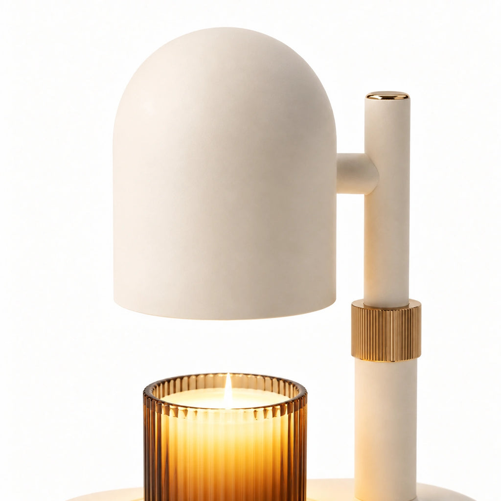 Lampe de chevet originale support bougie