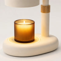Lampe de chevet originale support bougie