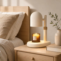 Lampe de chevet originale support bougie