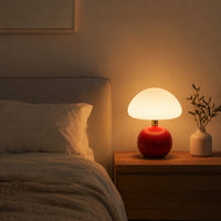 Lampe de chevet Rouge avec Batterie