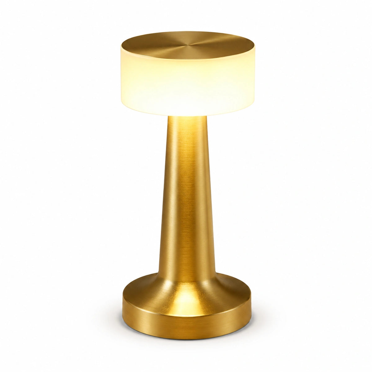 Lampe de Chevet Métal Brossé  Dorée