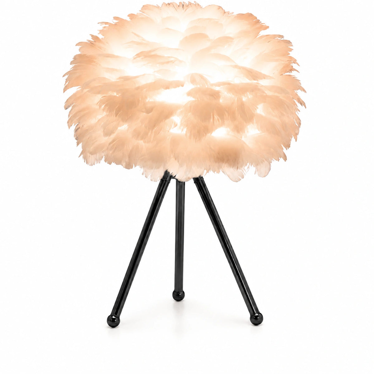 Lampe de chevet Originale à Plume LED