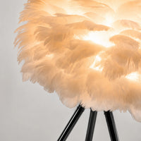 Lampe de chevet Originale à Plume LED