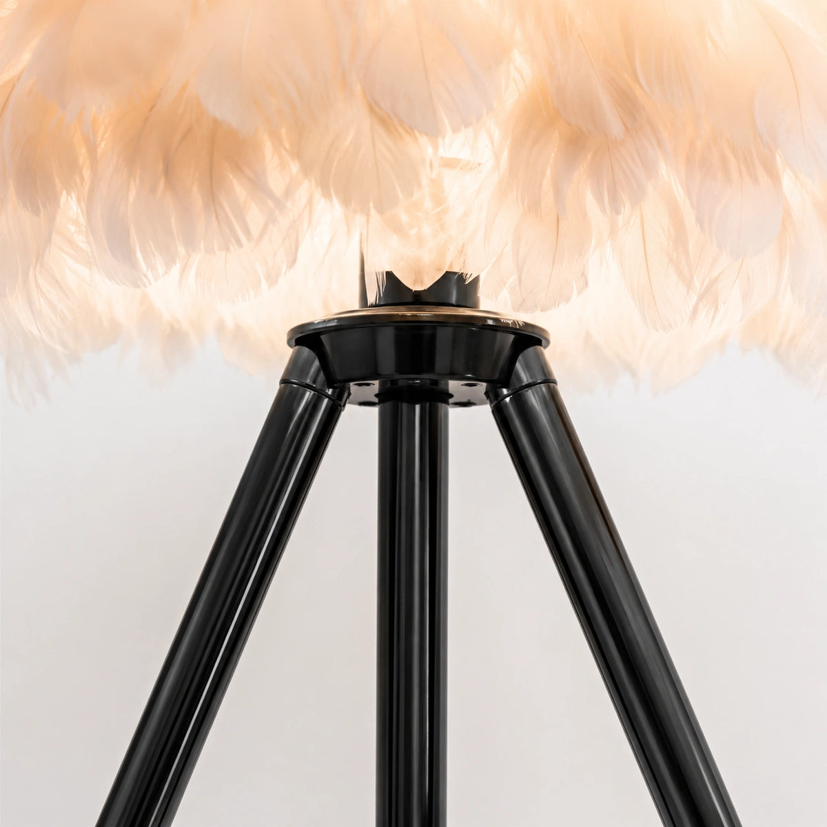 Lampe de chevet Originale à Plume LED