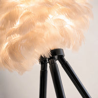 Lampe de chevet Originale à Plume LED