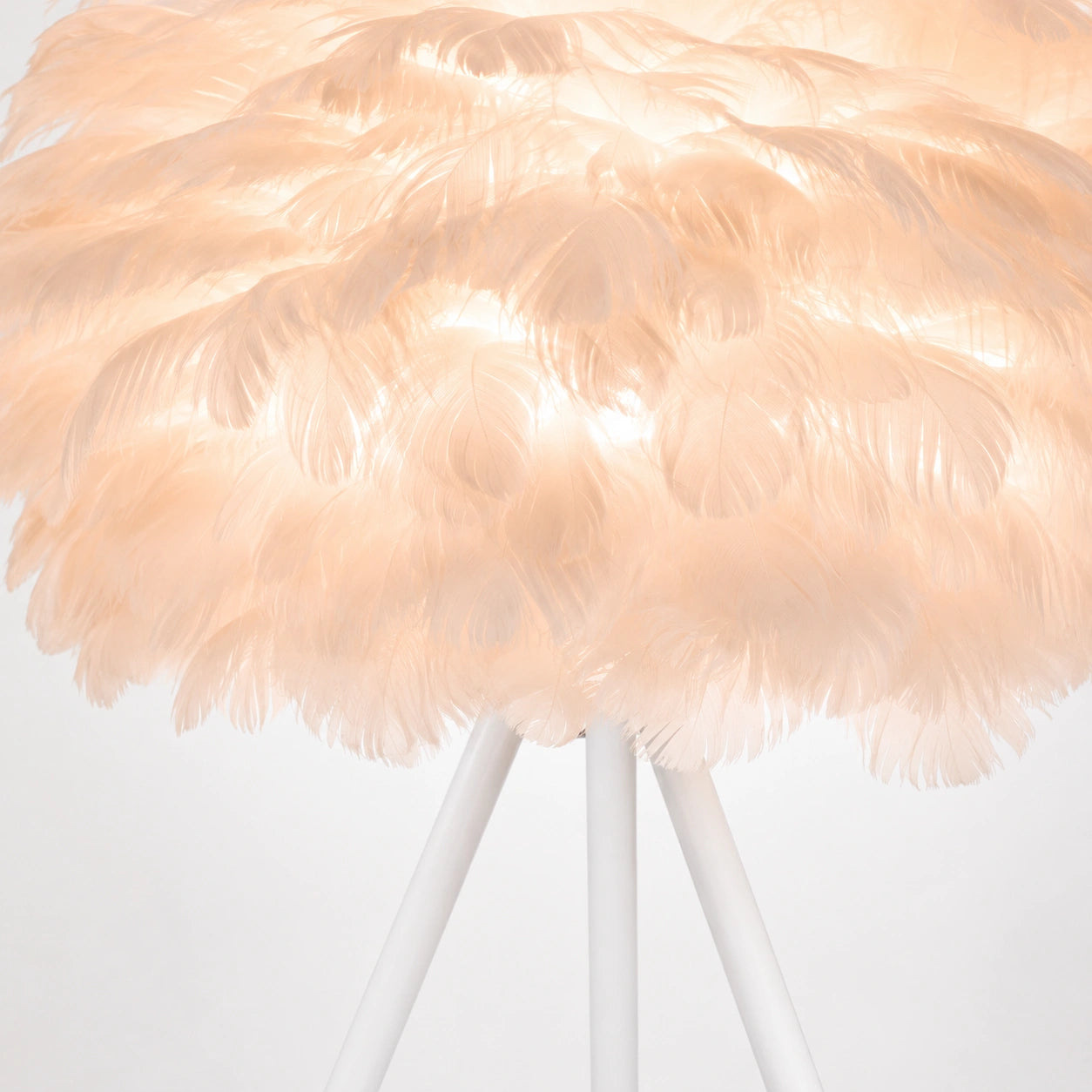 Lampe de chevet Originale à Plume LED