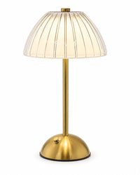 Lampe de chevet en Laiton et abat-jour tissu