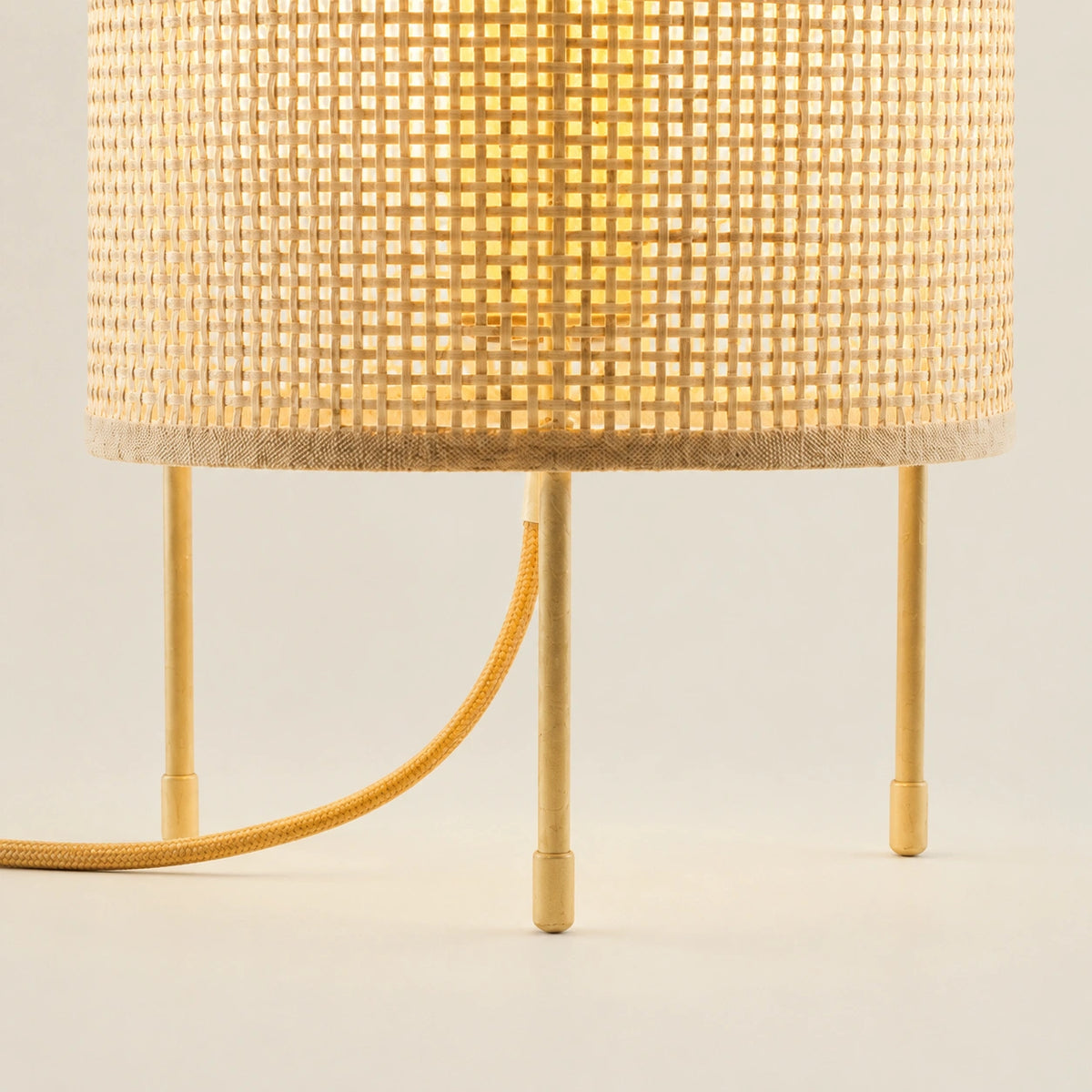 Lampe de chevet en Osier à trois pieds
