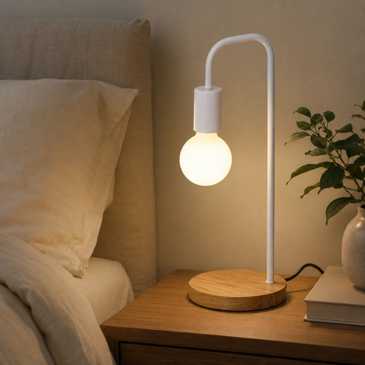 Lampe de chevet liseuse vintage
