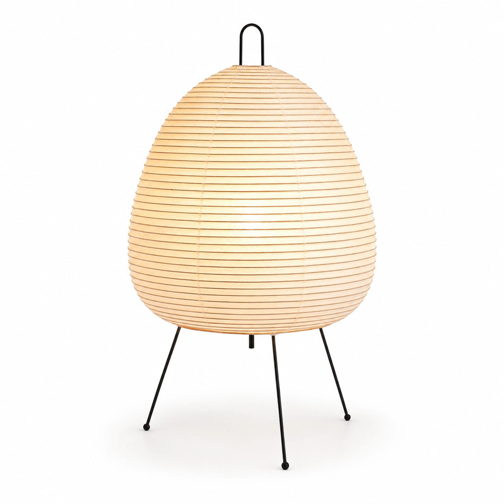 Lampe de chevet design Japonais en papier de riz