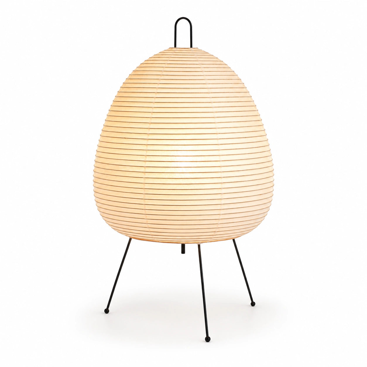 Lampe de chevet design Japonais en papier de riz