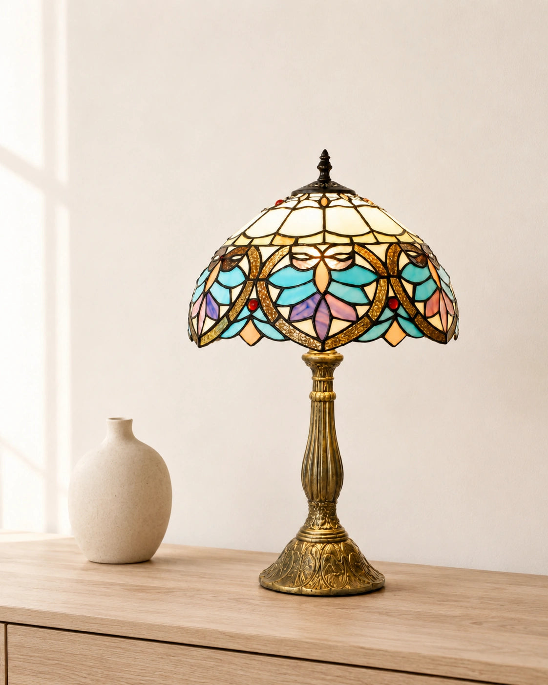 Lampe de chevet tiffany