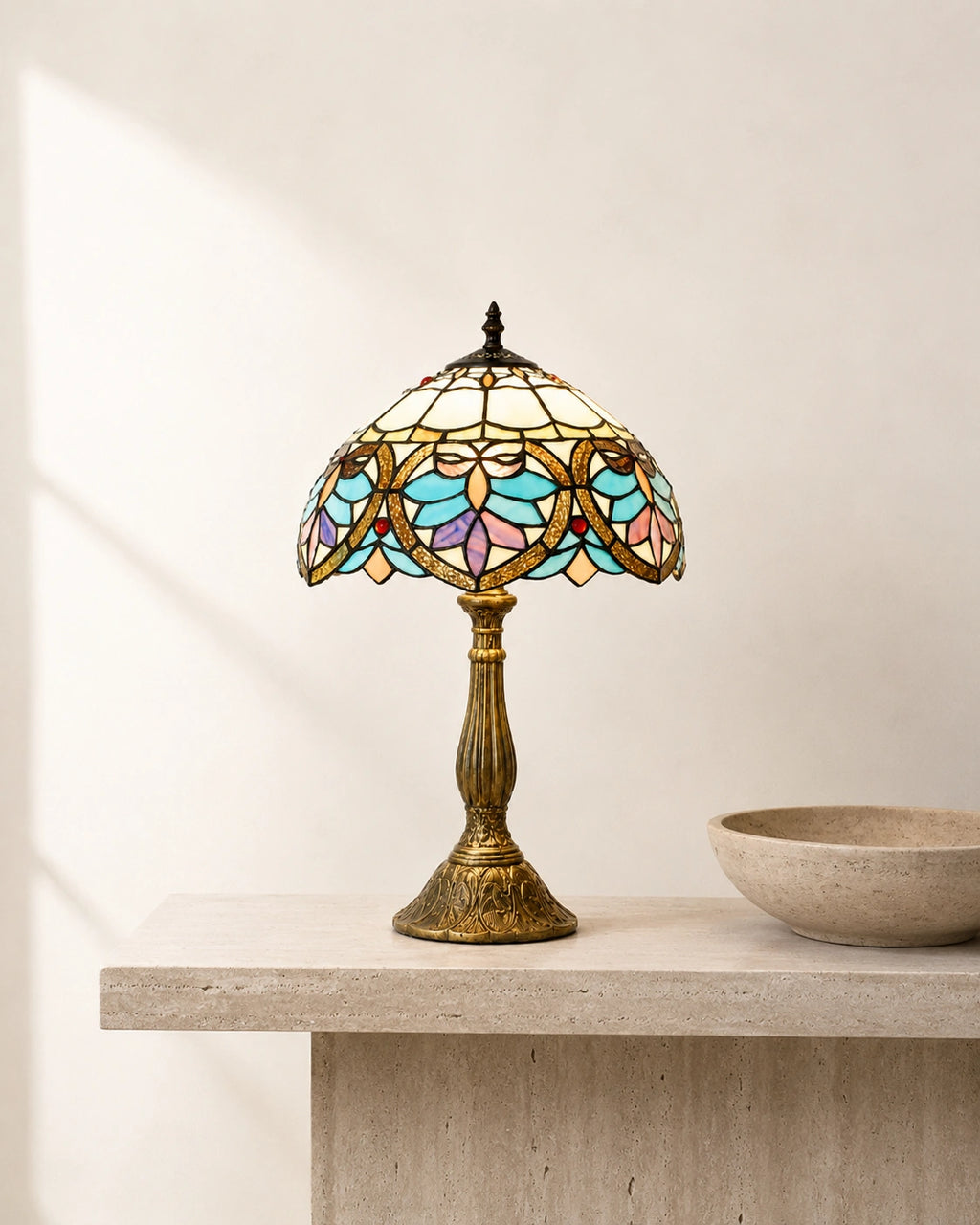 Lampe de chevet tiffany