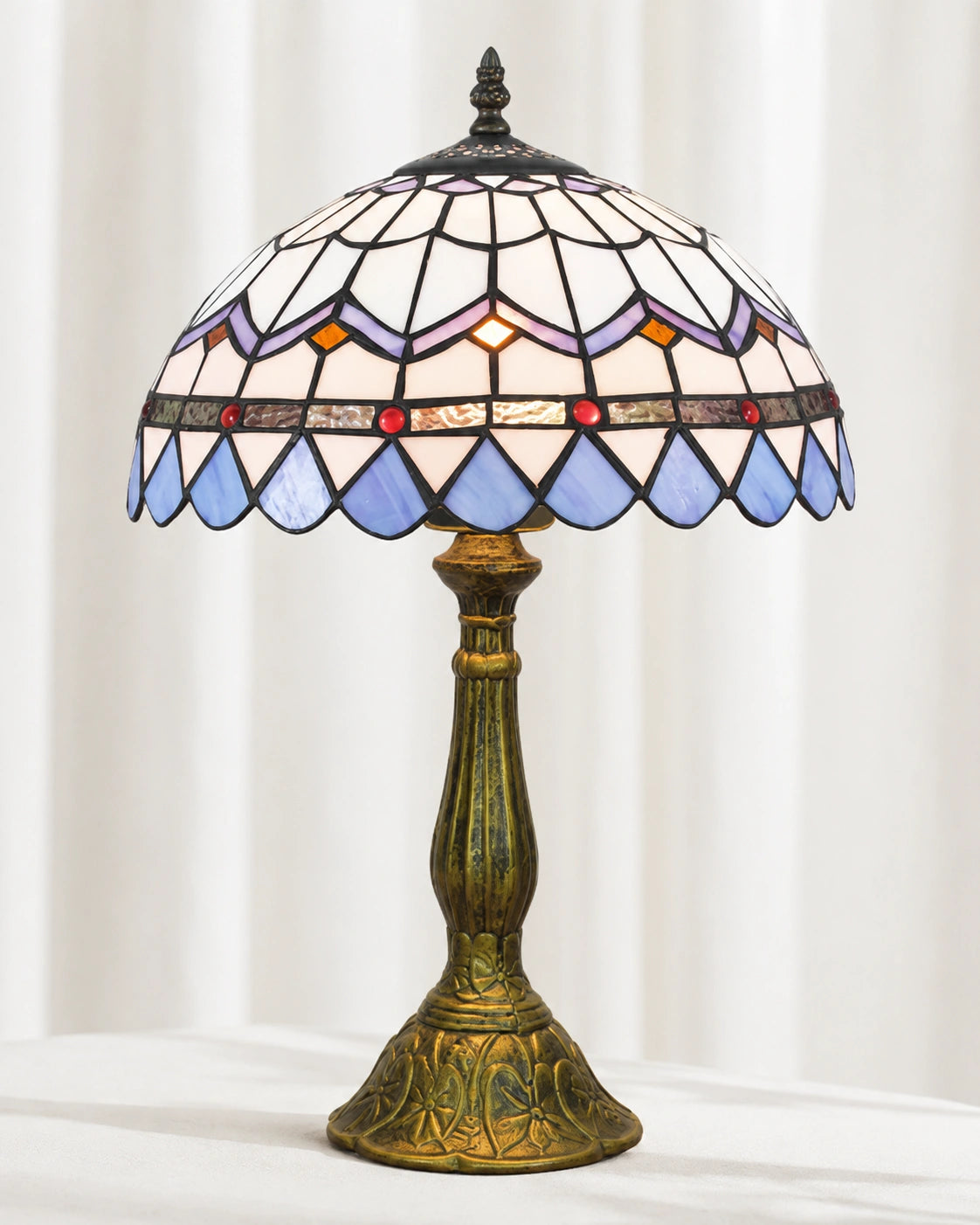 Lampe de chevet tiffany pastoral