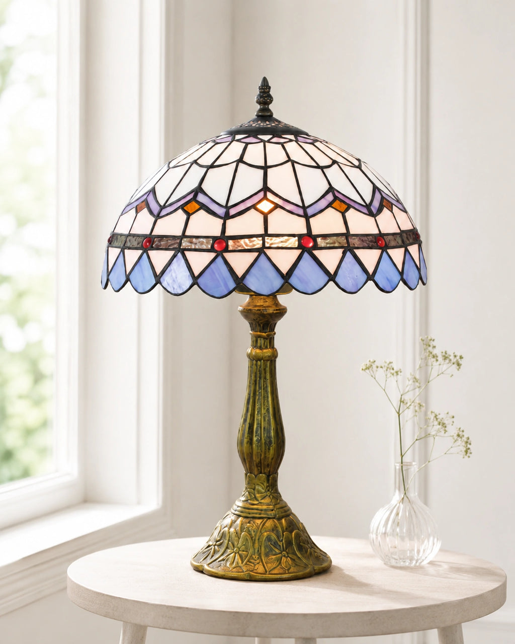 Lampe de chevet tiffany pastoral