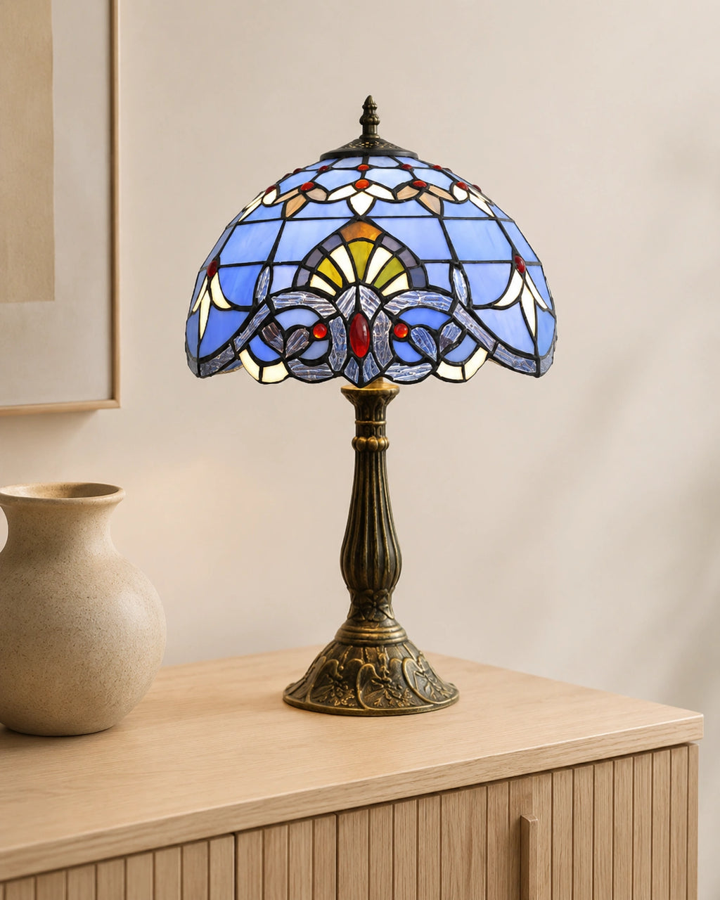 Lampe de chevet tiffany éclat