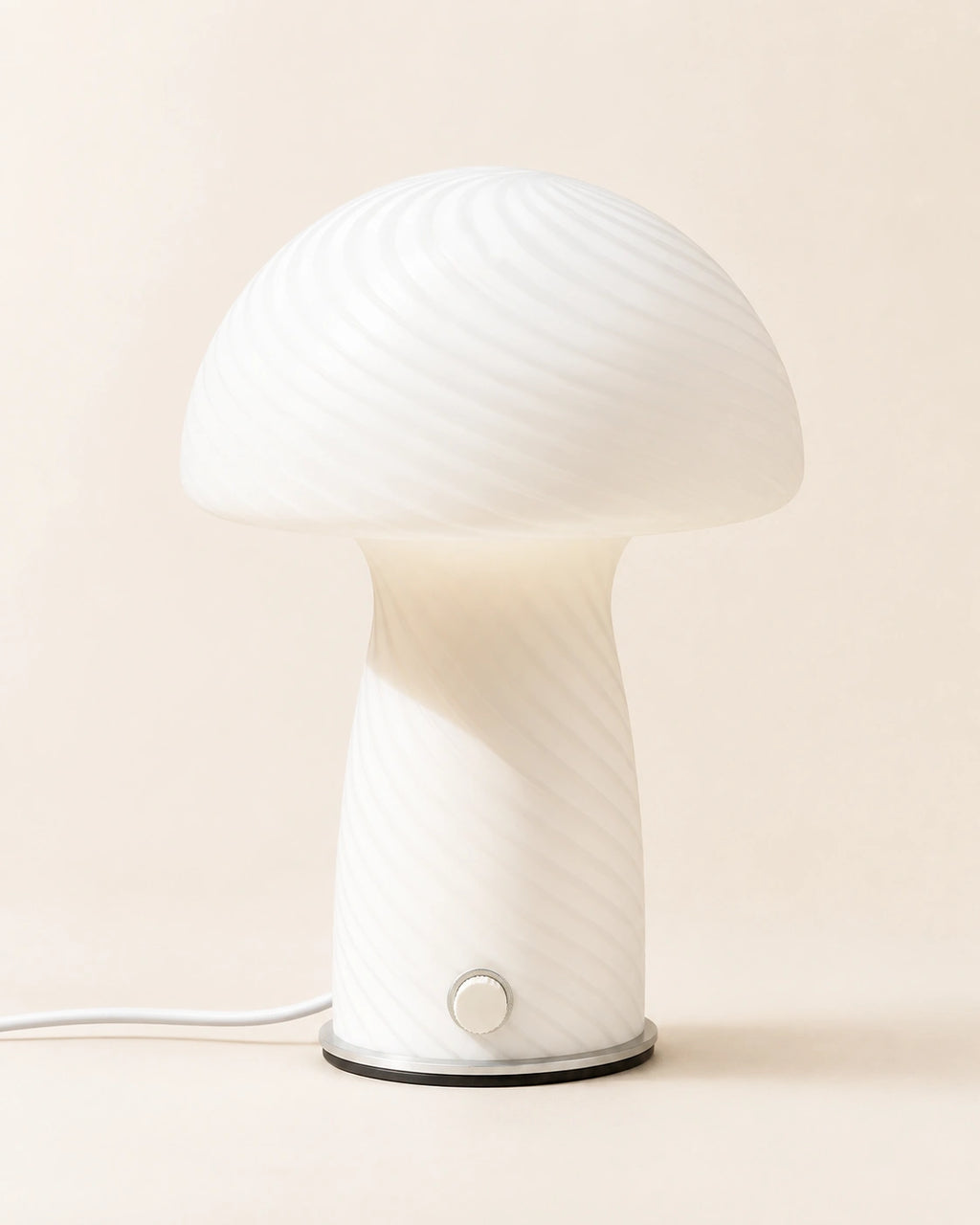 Lampe de chevet champignon blanca