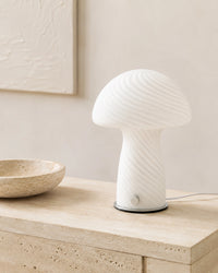 Lampe de chevet champignon blanca