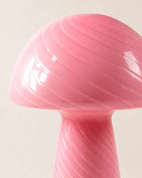 Lampe de chevet champignon rosy