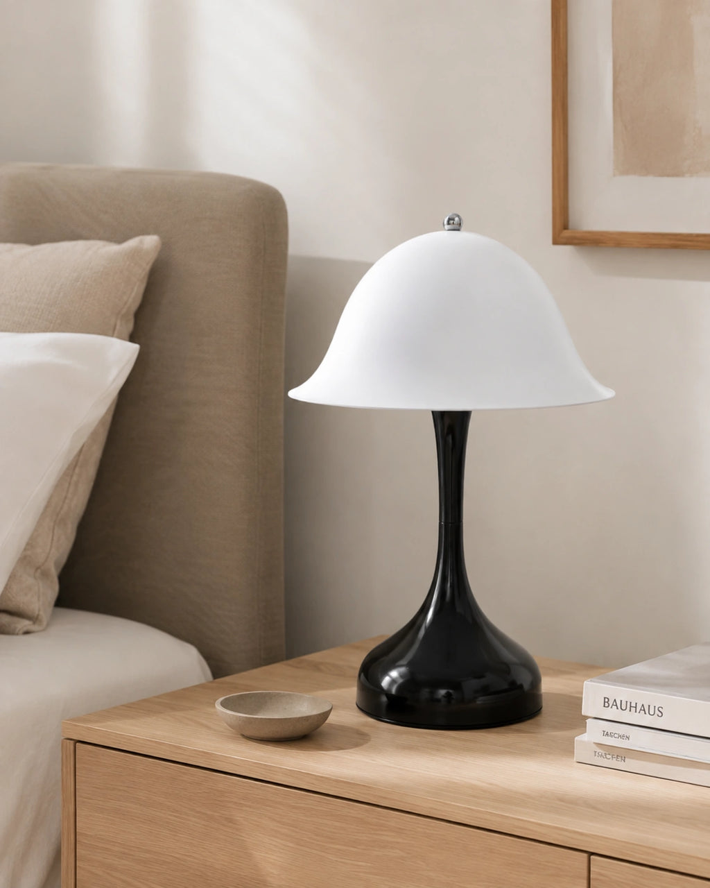 Lampe de chevet silhouette noir