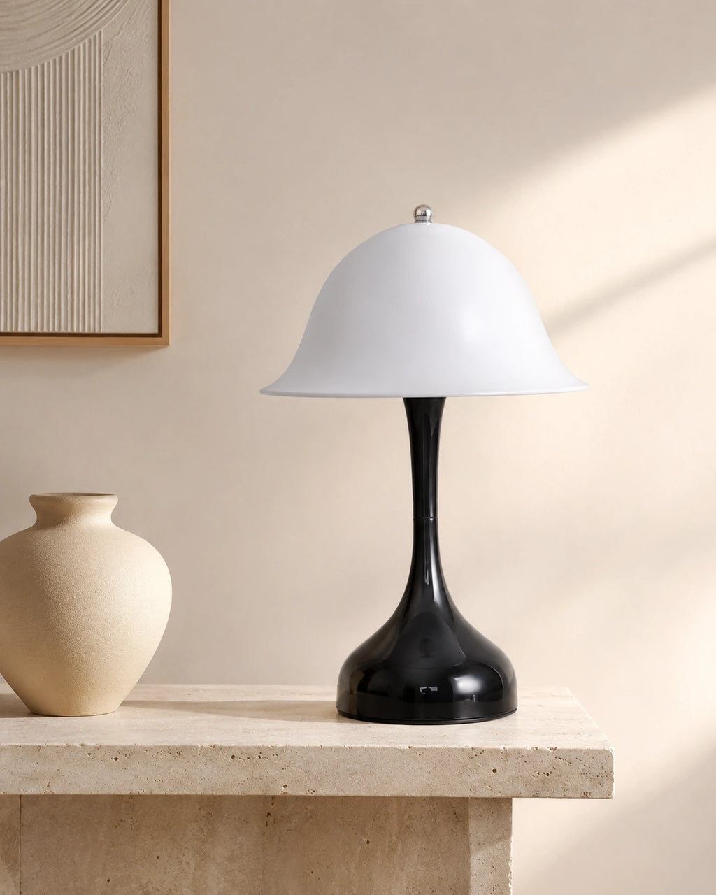 Lampe de chevet silhouette noir