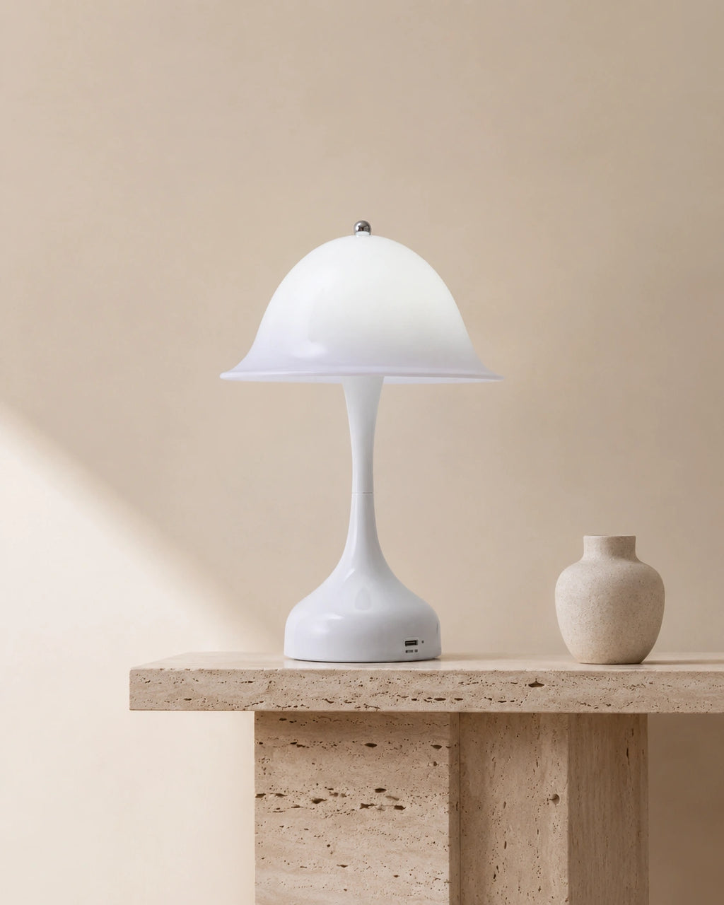 Lampe de chevet silhouette blanche