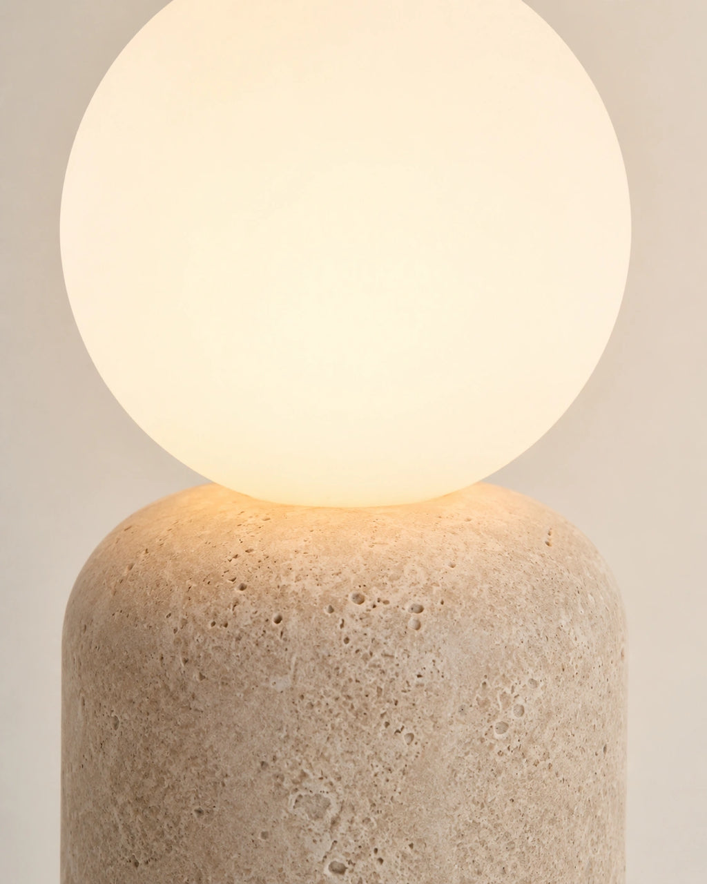 Lampe de chevet Travertin Mimaliste