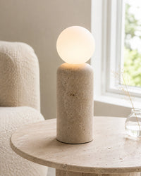 Lampe de chevet Travertin Mimaliste