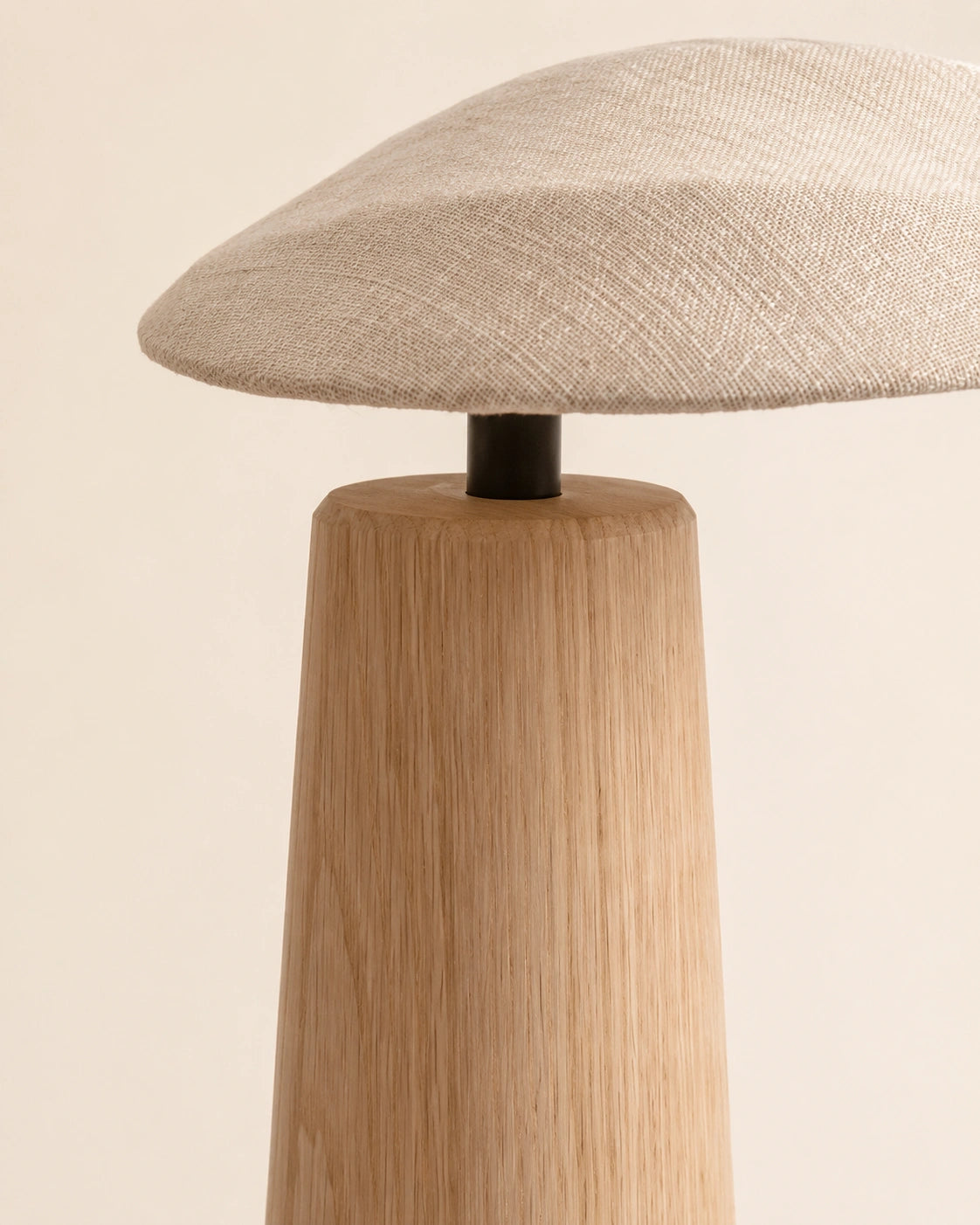 Lampe de chevet modèle japonais en bois