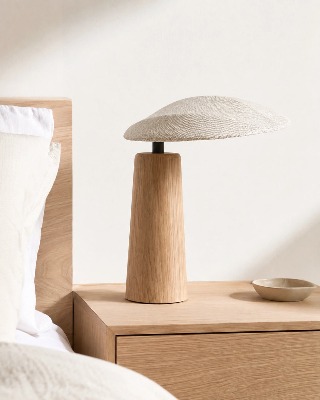 Lampe de chevet modèle japonais en bois