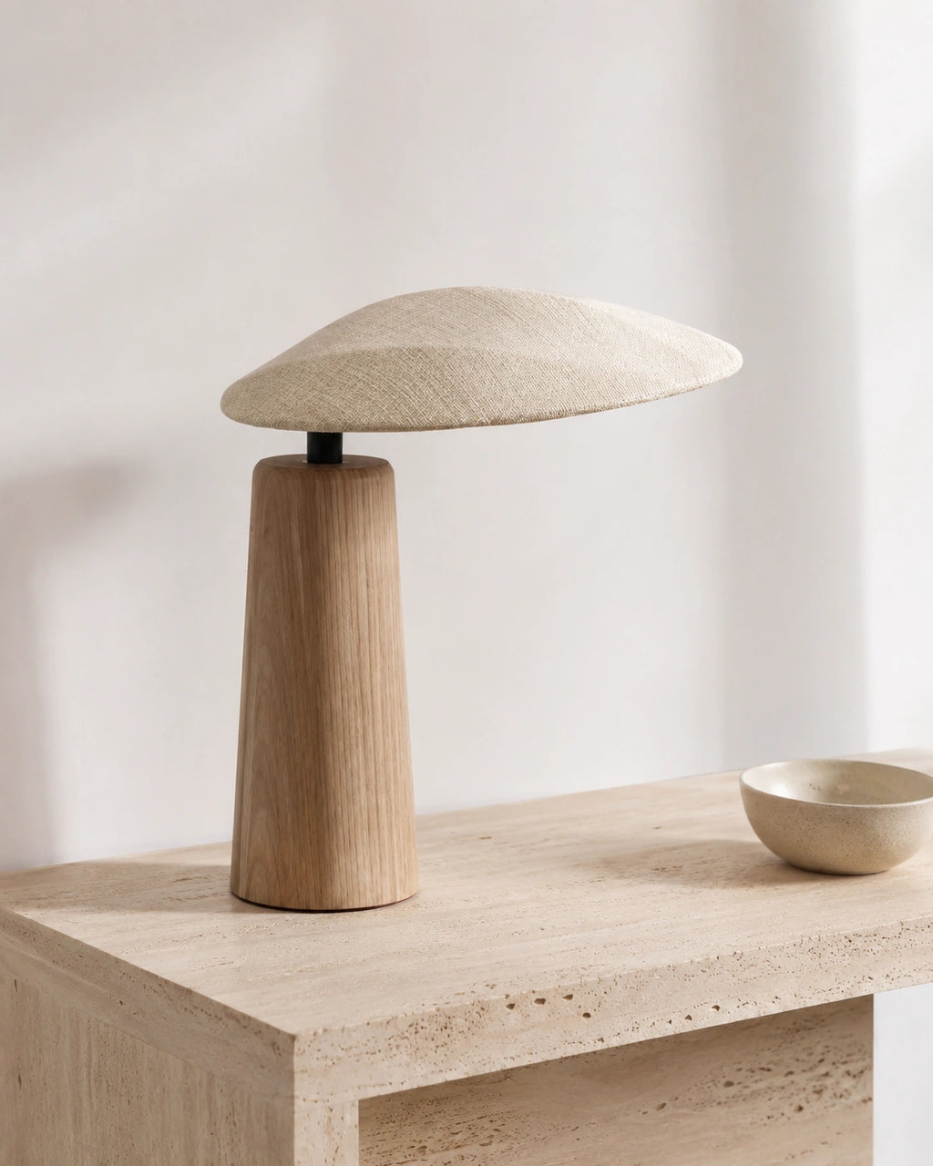 Lampe de chevet modèle japonais en bois