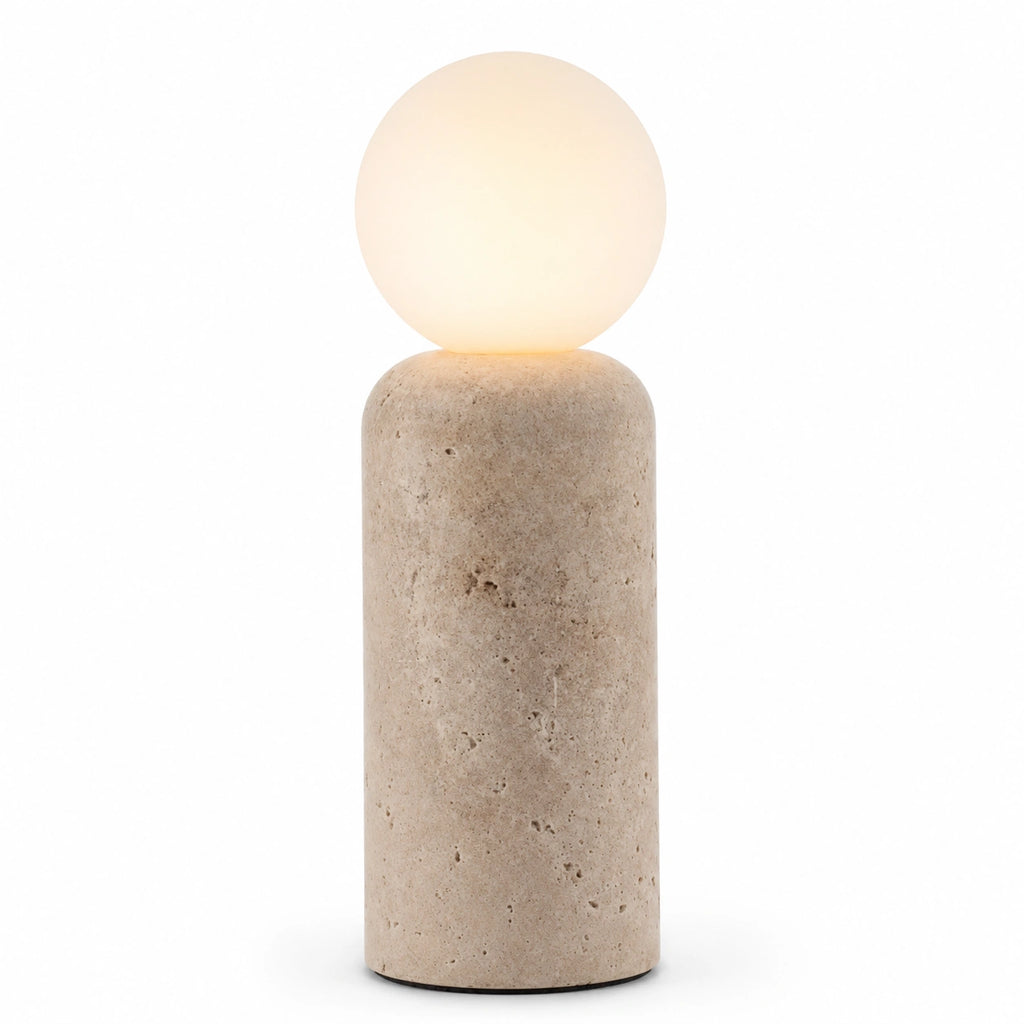 Lampe de chevet Travertin Mimaliste
