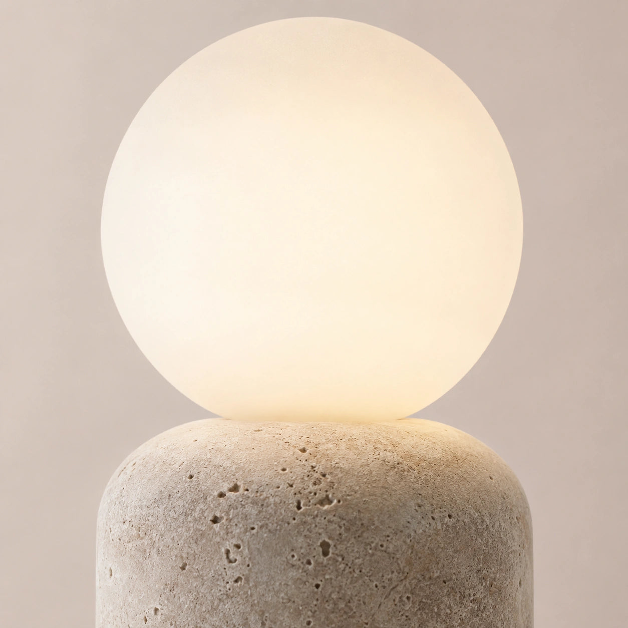 Lampe de chevet Travertin Mimaliste