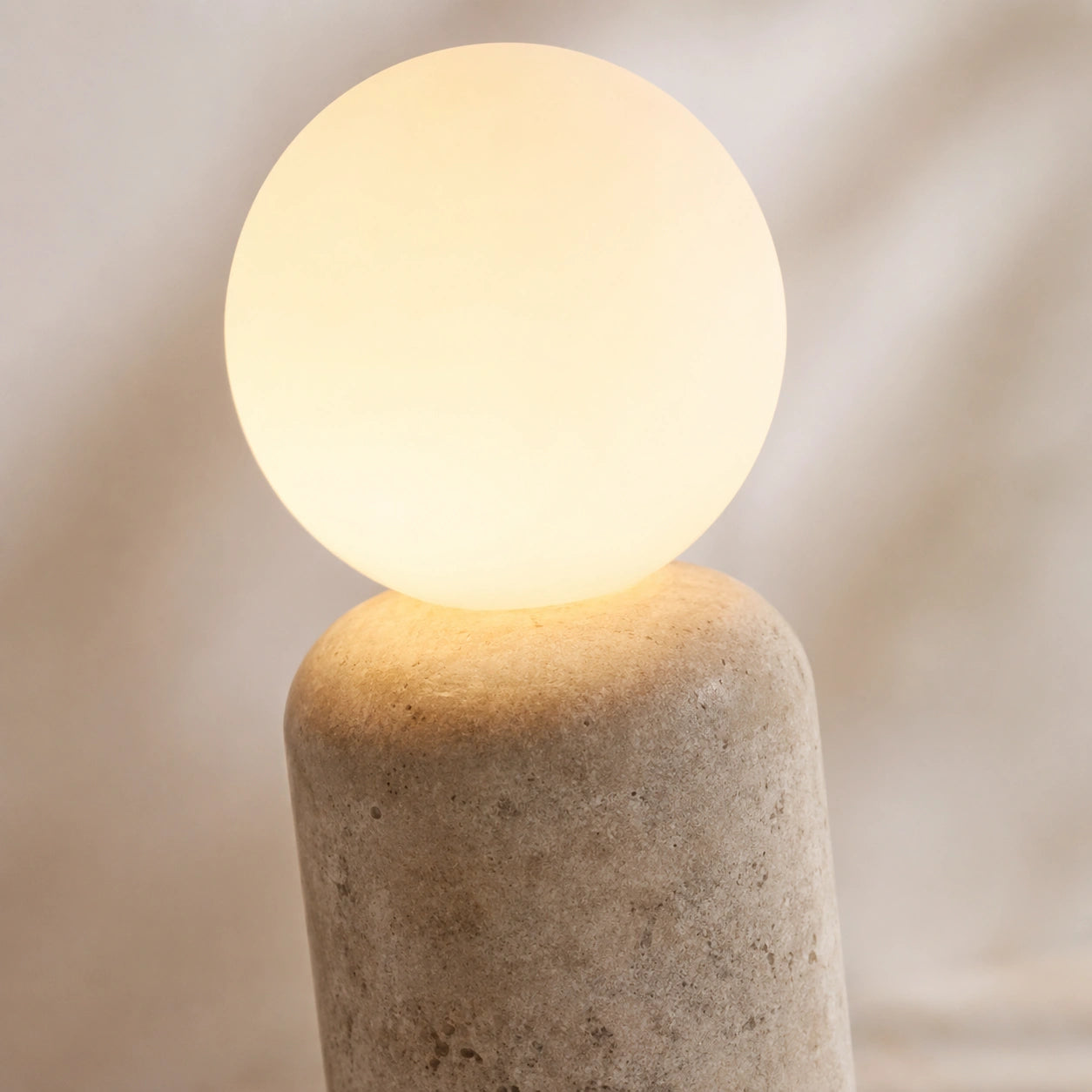 Lampe de chevet Travertin Mimaliste