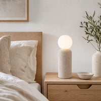 Lampe de chevet Travertin Mimaliste