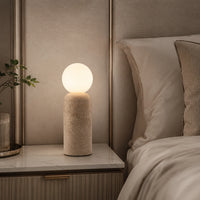 Lampe de chevet Travertin Mimaliste