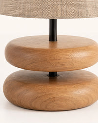 Lampe de chevet soft wood