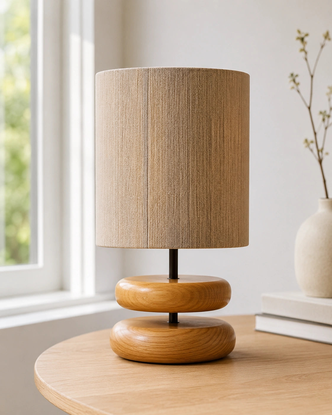 Lampe de chevet soft wood