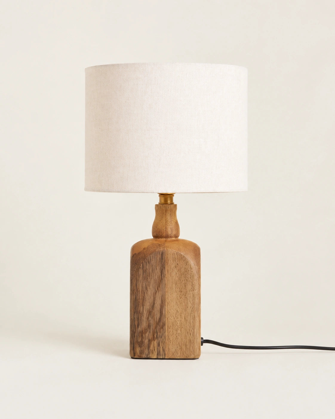 Lampe de chevet bois vintage