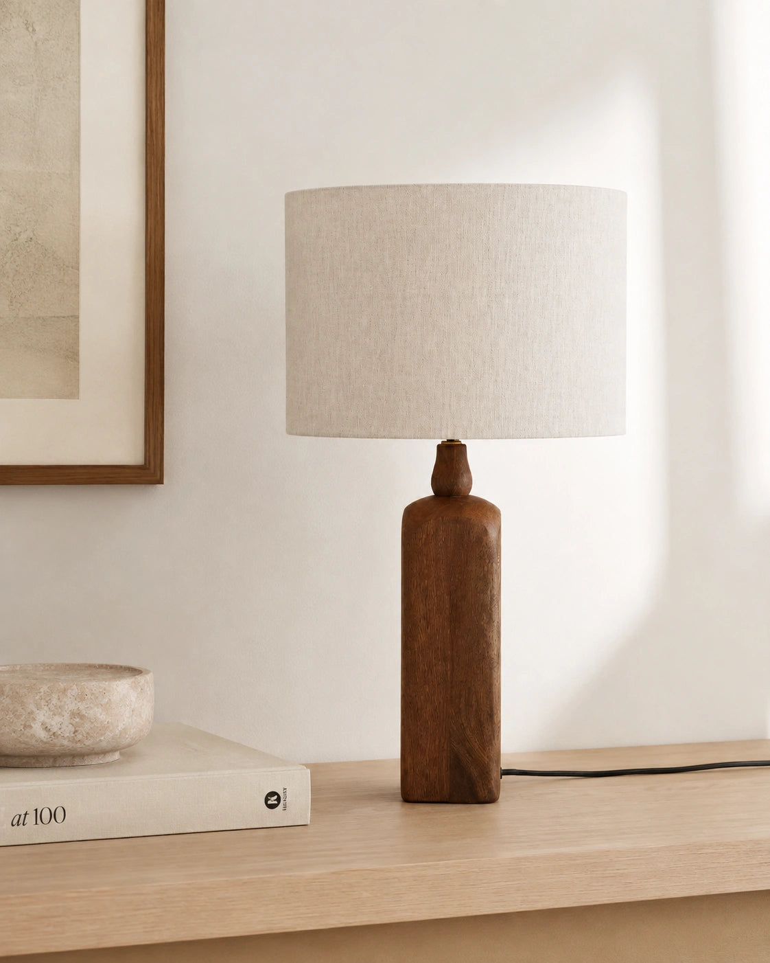 Lampe de chevet scandinave totem