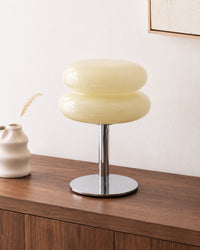 Lampe de chevet macaron jaune