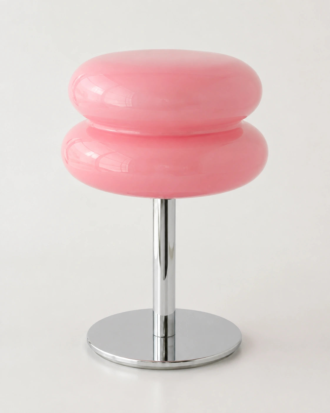 Lampe de chevet macaron rose