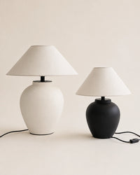 Lampe de chevet céramique ronde