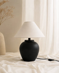 Lampe de chevet céramique ronde