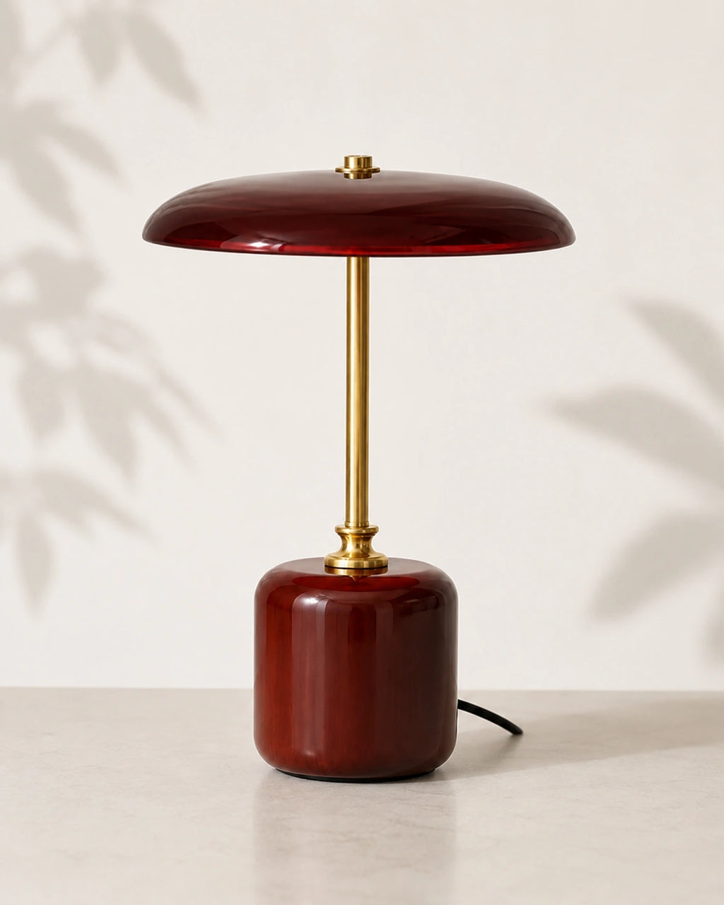 Lampe de chevet champignon rouge amanite