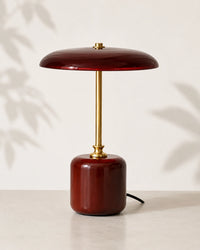 Lampe de chevet champignon rouge amanite