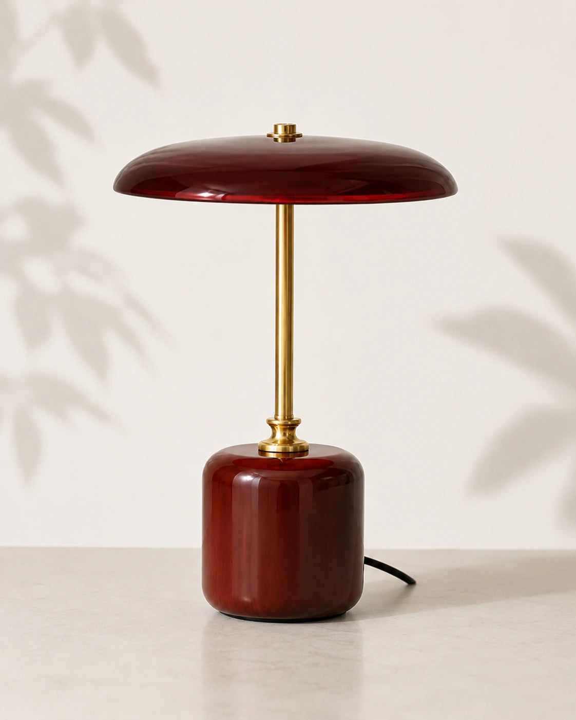 Lampe de chevet champignon rouge amanite